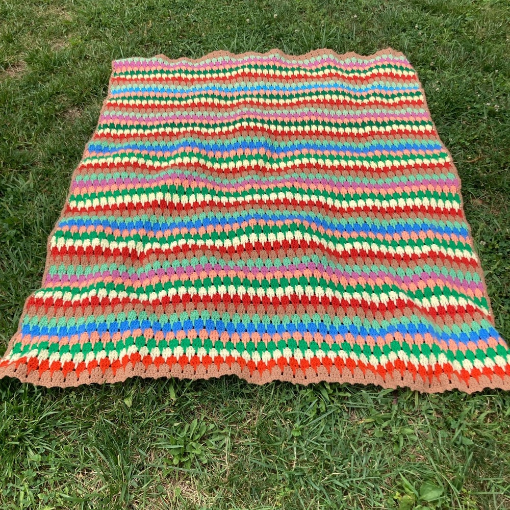 Colorful afghan 51x62
